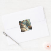Feestelijke Cat Stickers (Envelop)