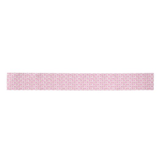 Feestelijke checker patroon, kersen, bloem lint (Voorkant)