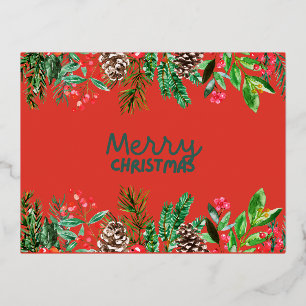 Feestelijke Cheer Awaits: Kerst Briefkaart