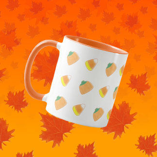 Feestelijke Classic Candy Corn en Pompoen Sinaasap Mok