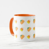 Feestelijke Classic Candy Corn en Pompoen Sinaasap Mok (Voorkant links)