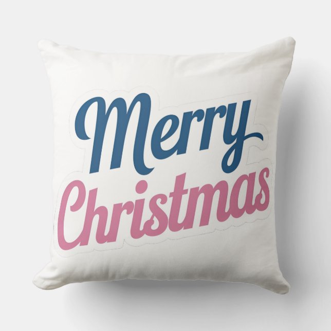 Feestelijke Comfort Pillow Sierkussen (Voorkant)