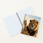 Feestelijke Congrats Leeuw Notitieboek (Binnen)