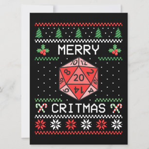 Feestelijke Critmas II - Lelijke Kerst Feestdagenkaart
