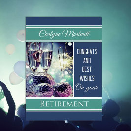 Feestelijke, Custom Congrats Pensioenkaart