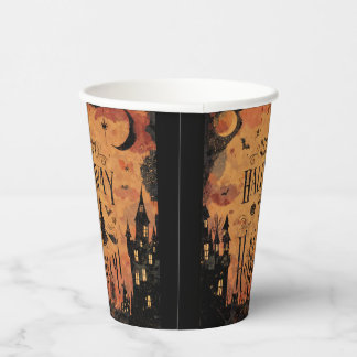 Feestelijke decoratie halverwege Halloween Papieren Bekers