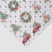 Feestelijke decoratieve Kerstdecoupage  Tissuepapier (Detail)