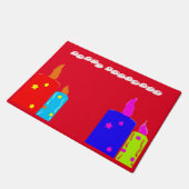 Feestelijke deurmat (Schuin)