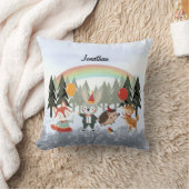 Feestelijke dieren kussen (Deken)