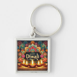 Feestelijke Diwali sleutelhanger