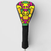 Feestelijke Doodle Art 42 Golfheadcover (Voorkant)