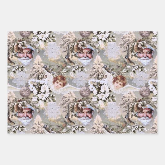 feestelijke dromen inpakpapier vel (Voorkant 3)