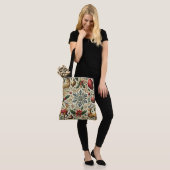Feestelijke Elegant Kerstpatroon Canvas tas (Op model)