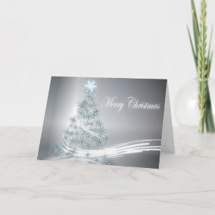 Feestelijke Elegante Altijdgroene Kerstmis van de Feestdagen Kaart