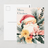 Feestelijke en elegante kerstgroet Briefkaart (Voorkant / Achterkant)