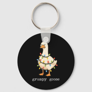 Feestelijke En Mpy Gans Kerstman Hoed Kerst Licht Sleutelhanger