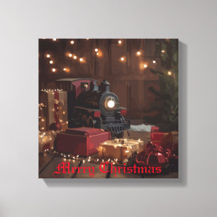 Feestelijke Express Canvas Afdruk