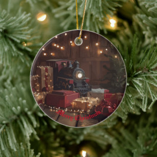 Feestelijke Express Keramisch Ornament