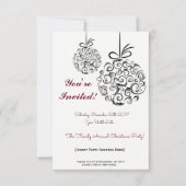 Feestelijke Familieviering Kerstuitnodiging Kaart (Voorkant)