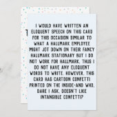 feestelijke feestdag afstuderen kaart (Voorkant / Achterkant)