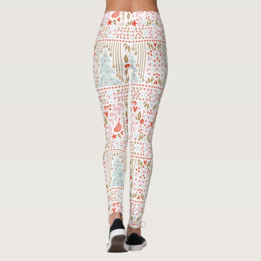 feestelijke feestdag voor feestelijke feestdagen leggings (Achterkant)