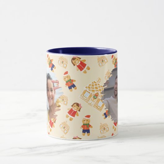 Feestelijke Feestdagen Foto Mok - Snip in stijl! (Midden)