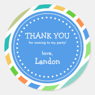 feestelijke feestdagen geboortedag dank je Sticker