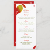 feestelijke feestdagen menu (Voorkant / Achterkant)