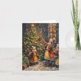 Feestelijke feestvreugde" feestdagen kaart