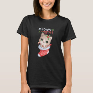 Feestelijke Feline Magic voor uw Feestdagen shirt
