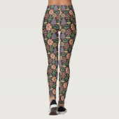 Feestelijke Fiasco Bloemen Leggings (Achterkant)
