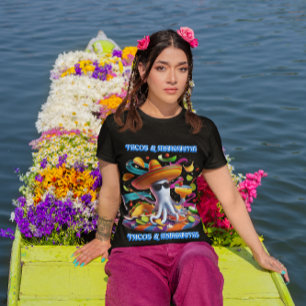 Feestelijke Fiesta Smaken taco's en margarita's T-shirt