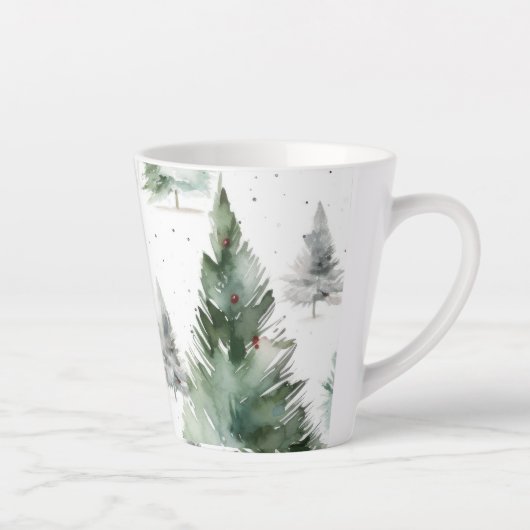 Feestelijke Fir Tree Coffee Mok (Rechts)