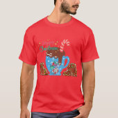 Feestelijke Flair Kerstmis T-shirt (Voorkant)
