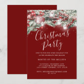 Feestelijke Foliage Lights Kerstfeest Kaart (Voorkant / Achterkant)