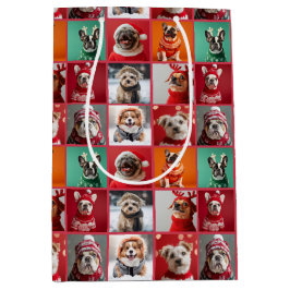 Feestelijke Frenchie en Vrienden Medium Gift Bag Cadeauzakje
