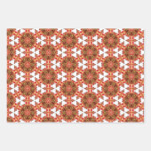 Feestelijke Frolic Christmas Wrapping Paper Set (Voorkant 3)