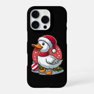 Feestelijke Gans Kerstmis – Grappig Kerstmis Grap iPhone 16 Pro Hoesje