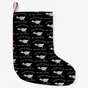 Feestelijke Gans Op Vrije Voeten Kerst Grappige Ee Kleine Kerstsok