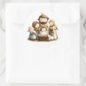 Feestelijke geboorte Stickers (Tas)