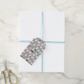 Feestelijke geiten met Kerstmis Cadeaulabel (Met Touw)