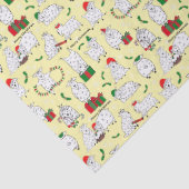 Feestelijke geiten met Kerstmis Tissuepapier (Detail)