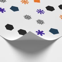 Feestelijke geometrische cadeauverpakking