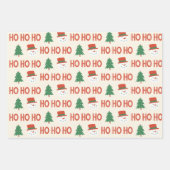 Feestelijke Geschenk Wrap Sheets met Kerstmis Inpakpapier Vel (Voorkant)