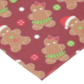 Feestelijke Gingerbread Cookie Pattern Tafelkleed (Gekanteld)