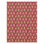 Feestelijke Gingerbread Cookie Pattern Tafelkleed (Voorkant)