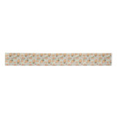 Feestelijke Gingerbread House Pattern Mint Kerstmi Lint (Voorkant)