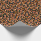 Feestelijke Gingerbread House Print -Classic Chris Cadeaupapier (Hoek)