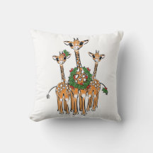 feestelijke Giraffes voor kerstfeestdagen, met ade