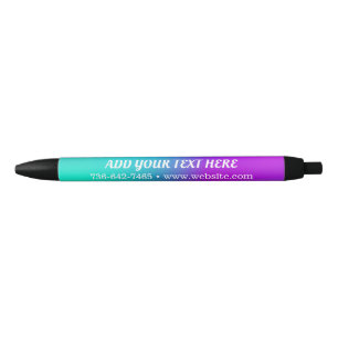 Feestelijke Gradiënt Kleuren Inktpen Zwarte Inkt Pen